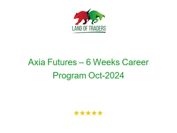 Axia Futures – 6 Weeks Career Program Oct-2024