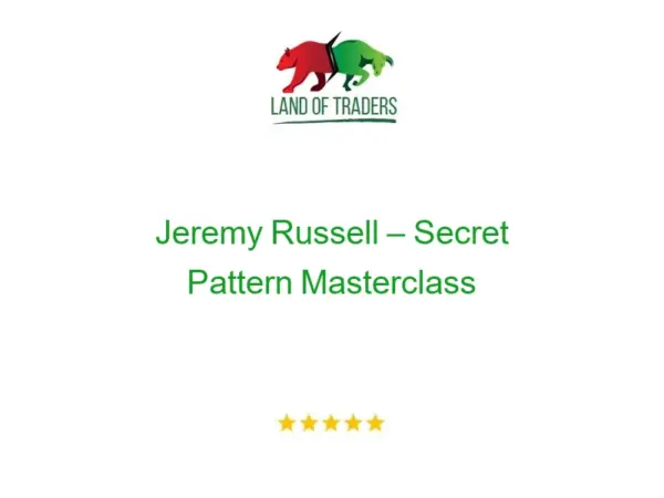 Jeremy Russell – Secret Pattern Masterclass