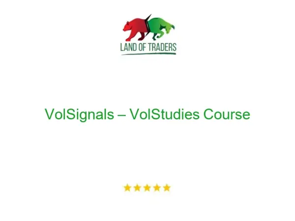 VolSignals – VolStudies Course